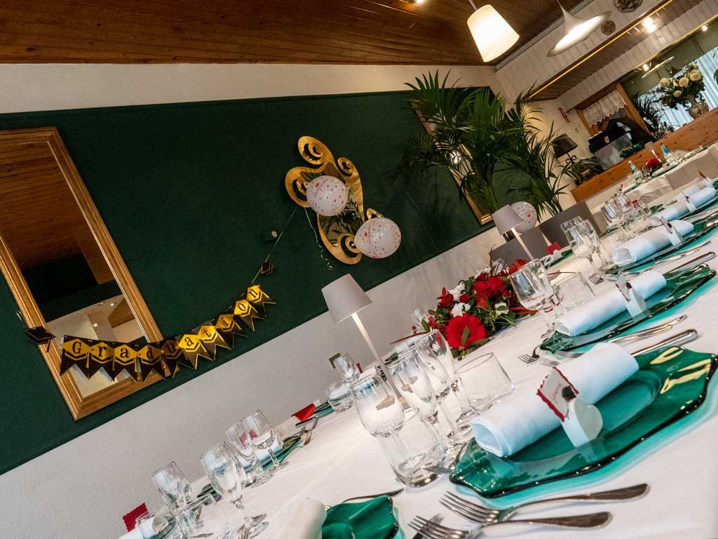 sala ristorante per festa di laurea